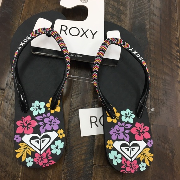 Roxy Shoes - - 💐Beautiful bouquet Roxy flip-flops